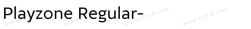 Playzone Regular字体转换 Playzone Regular字体转换